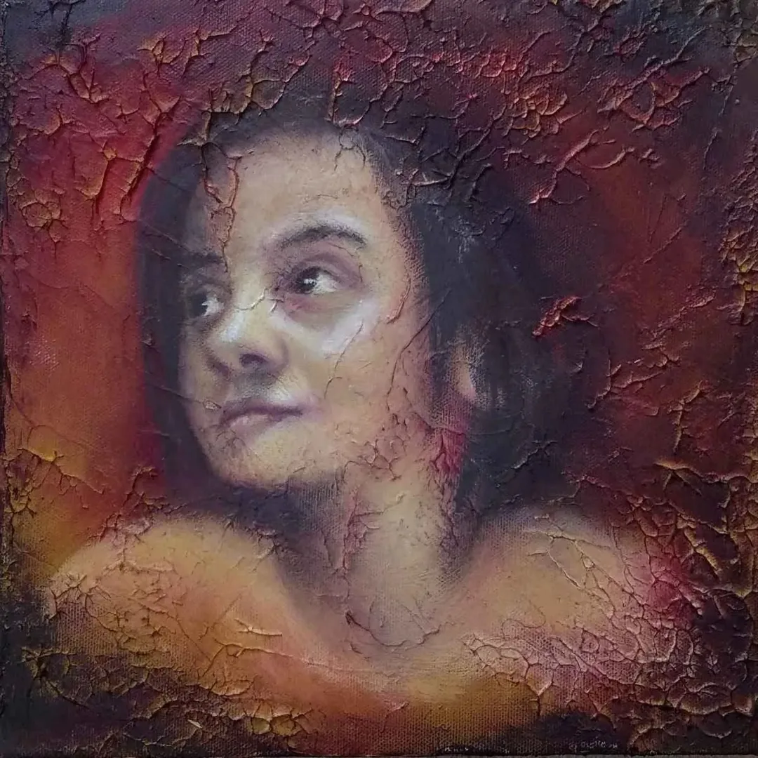 yakınlaştır "İsimsiz" eseri ÖZDEN YILDIRIM tarafından 2018 yılında 25x25 cm ölçülerinde Tuval üzeri yağlı boya tekniği ile yapılmıştır.