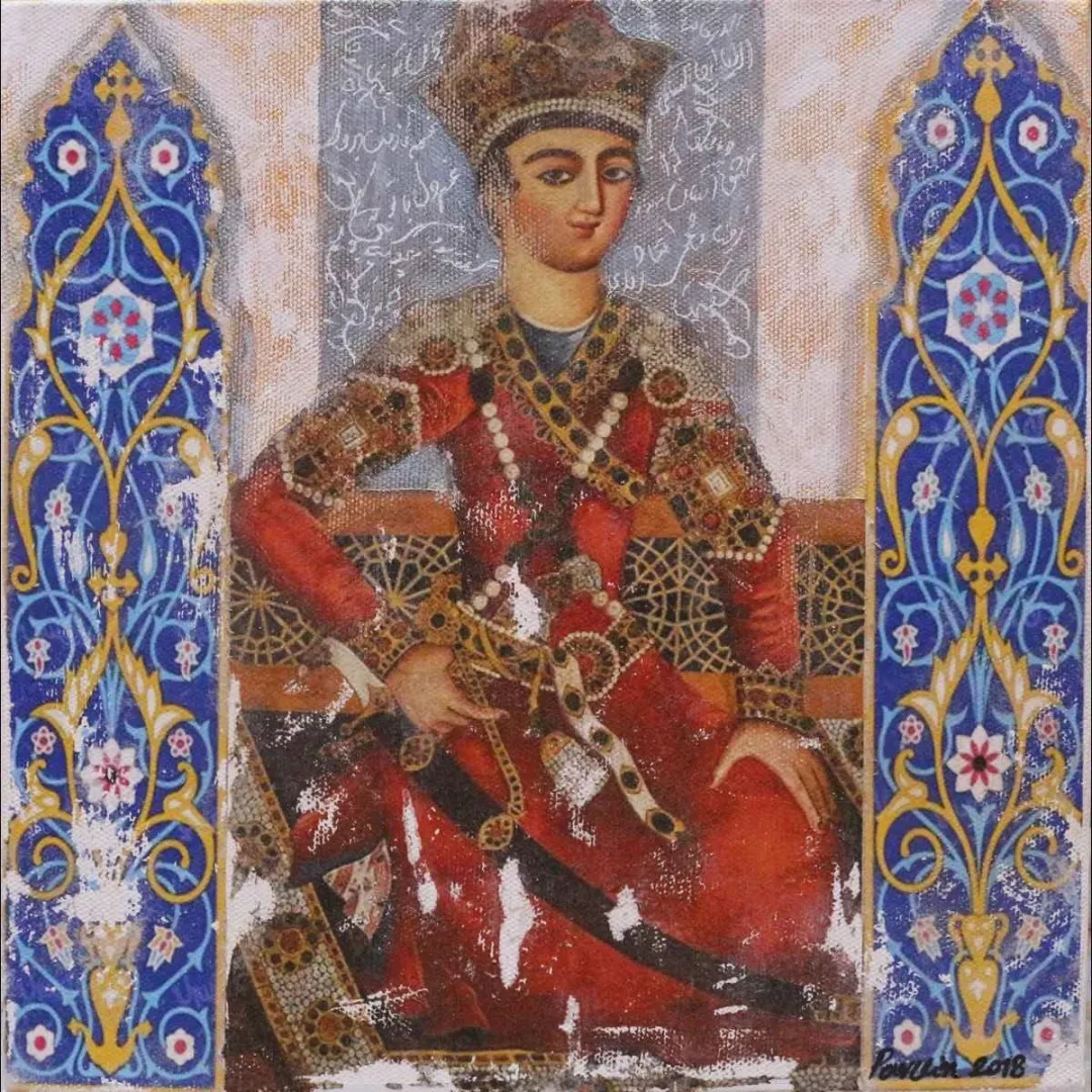 PARVİN GHORBANZADEH DİZAJİ — 2018 Bu eser PARVİN GHORBANZADEH DİZAJİ tarafından 2018 yılında 25x25 cm ölçülerinde Tuval üzeri karışık teknik tekniği ile yapılmıştır.