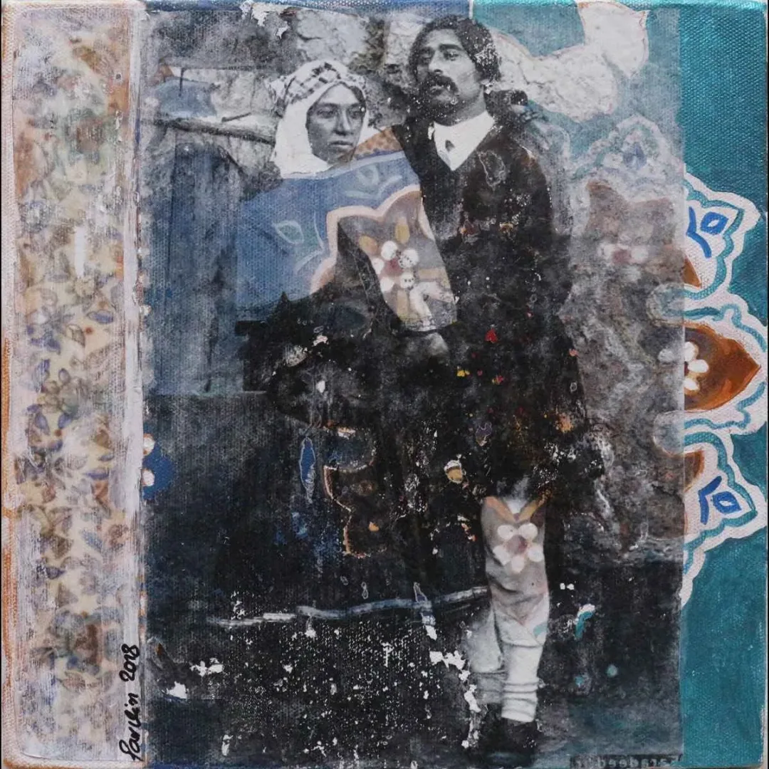 PARVİN GHORBANZADEH DİZAJİ — 2018 Bu eser PARVİN GHORBANZADEH DİZAJİ tarafından 2018 yılında 25x25 cm ölçülerinde Tuval üzeri karışık teknik tekniği ile yapılmıştır.