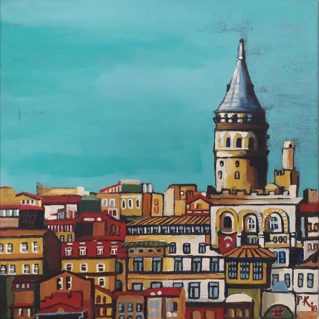 PINAR KAYA — 2018 Bu eser PINAR KAYA tarafından 2018 yılında 25x25 cm ölçülerinde Tuval üzeri akrilik boya tekniği ile yapılmıştır.