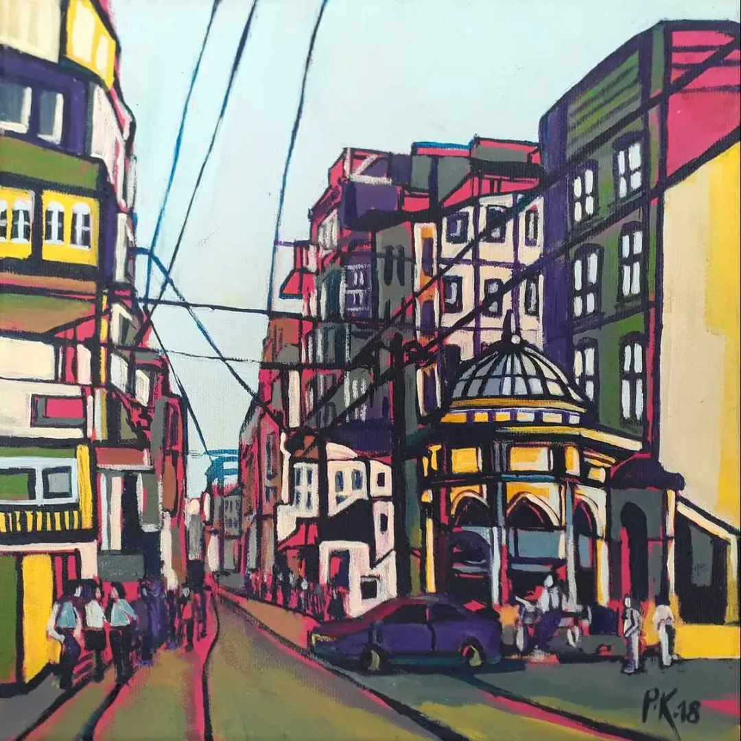 PINAR KAYA — 2018 Bu eser PINAR KAYA tarafından 2018 yılında 25x25 cm ölçülerinde Tuval üzeri akrilik boya tekniği ile yapılmıştır.