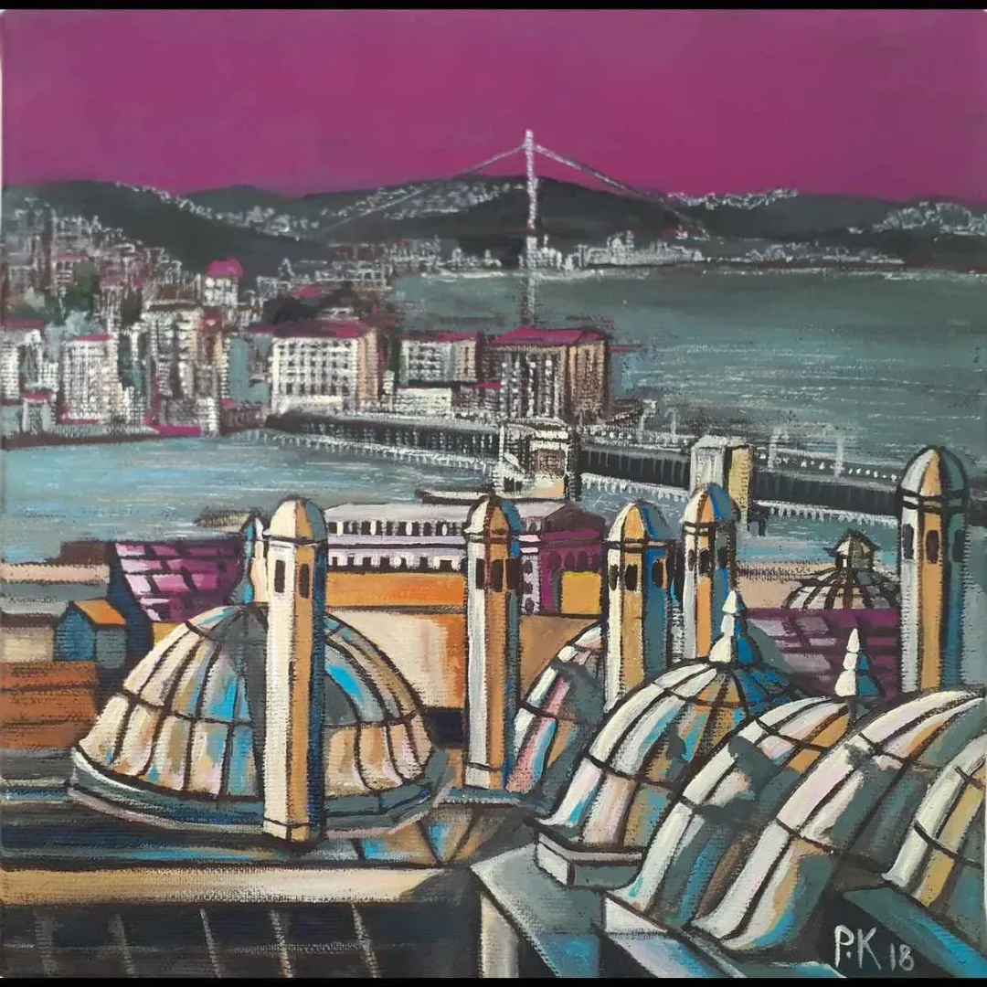 PINAR KAYA — 2018 Bu eser PINAR KAYA tarafından 2018 yılında 25x25 cm ölçülerinde Tuval üzeri akrilik boya tekniği ile yapılmıştır.