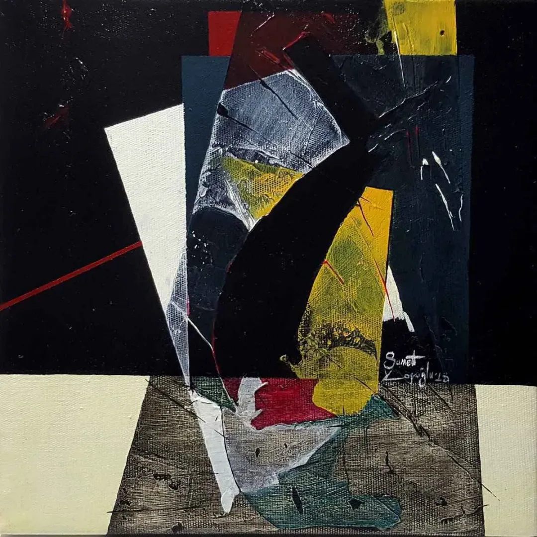 SAMET KAPOĞLU — 2018 Bu eser SAMET KAPOĞLU tarafından 2018 yılında 25x25 cm ölçülerinde Tuval üzeri akrilik boya tekniği ile yapılmıştır.