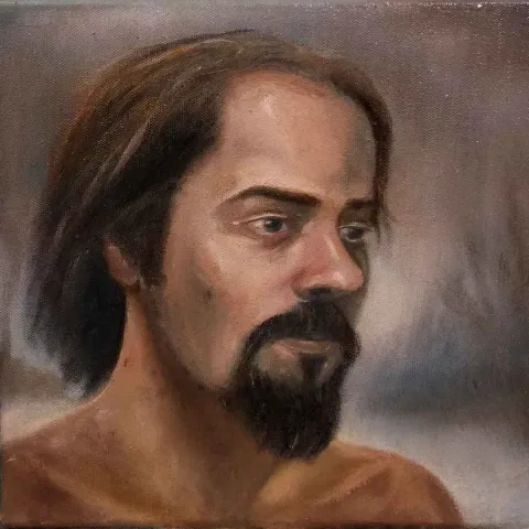 SAMİ KURT — 2018 Bu eser SAMİ KURT tarafından 2018 yılında 25x25 cm ölçülerinde Tuval üzeri yağlı boya tekniği ile yapılmıştır.