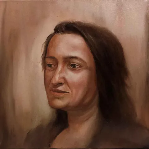 SAMİ KURT — 2018 Bu eser SAMİ KURT tarafından 2018 yılında 25x25 cm ölçülerinde Tuval üzeri yağlı boya tekniği ile yapılmıştır.