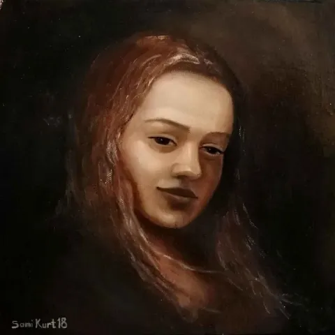 SAMİ KURT — 2018 Bu eser SAMİ KURT tarafından 2018 yılında 25x25 cm ölçülerinde Tuval üzeri yağlı boya tekniği ile yapılmıştır.