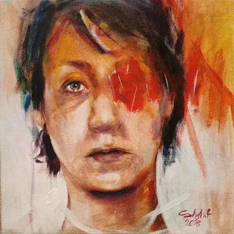 "İzole Yaşamlar" eseri SEDİGHEH FATOLLAHZADEH DİZAJİ tarafından 2018 yılında 25x25 cm ölçülerinde Tuval üzeri yağlı boya tekniği ile yapılmıştır.
