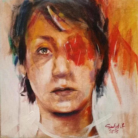 "İzole Yaşamlar" eseri SEDİGHEH FATOLLAHZADEH DİZAJİ tarafından 2018 yılında 25x25 cm ölçülerinde Tuval üzeri yağlı boya tekniği ile yapılmıştır.