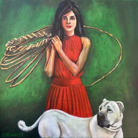 SERDAR YILMAZ — 2018 Bu eser SERDAR YILMAZ tarafından 2018 yılında 25x25 cm ölçülerinde Tuval üzeri yağlı boya tekniği ile yapılmıştır.