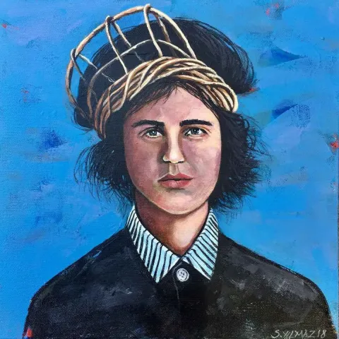 SERDAR YILMAZ — 2018 Bu eser SERDAR YILMAZ tarafından 2018 yılında 25x25 cm ölçülerinde Tuval üzeri yağlı boya tekniği ile yapılmıştır.