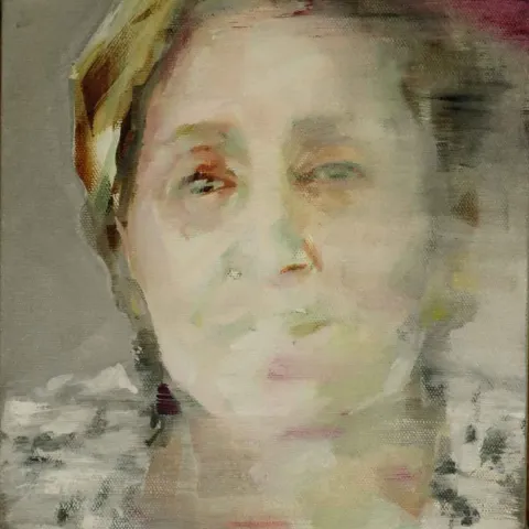 Bu eser SERPİL KANTAŞ tarafından 2018 yılında 25x25 cm ölçülerinde Tuval üzeri yağlı boya tekniği ile yapılmıştır.