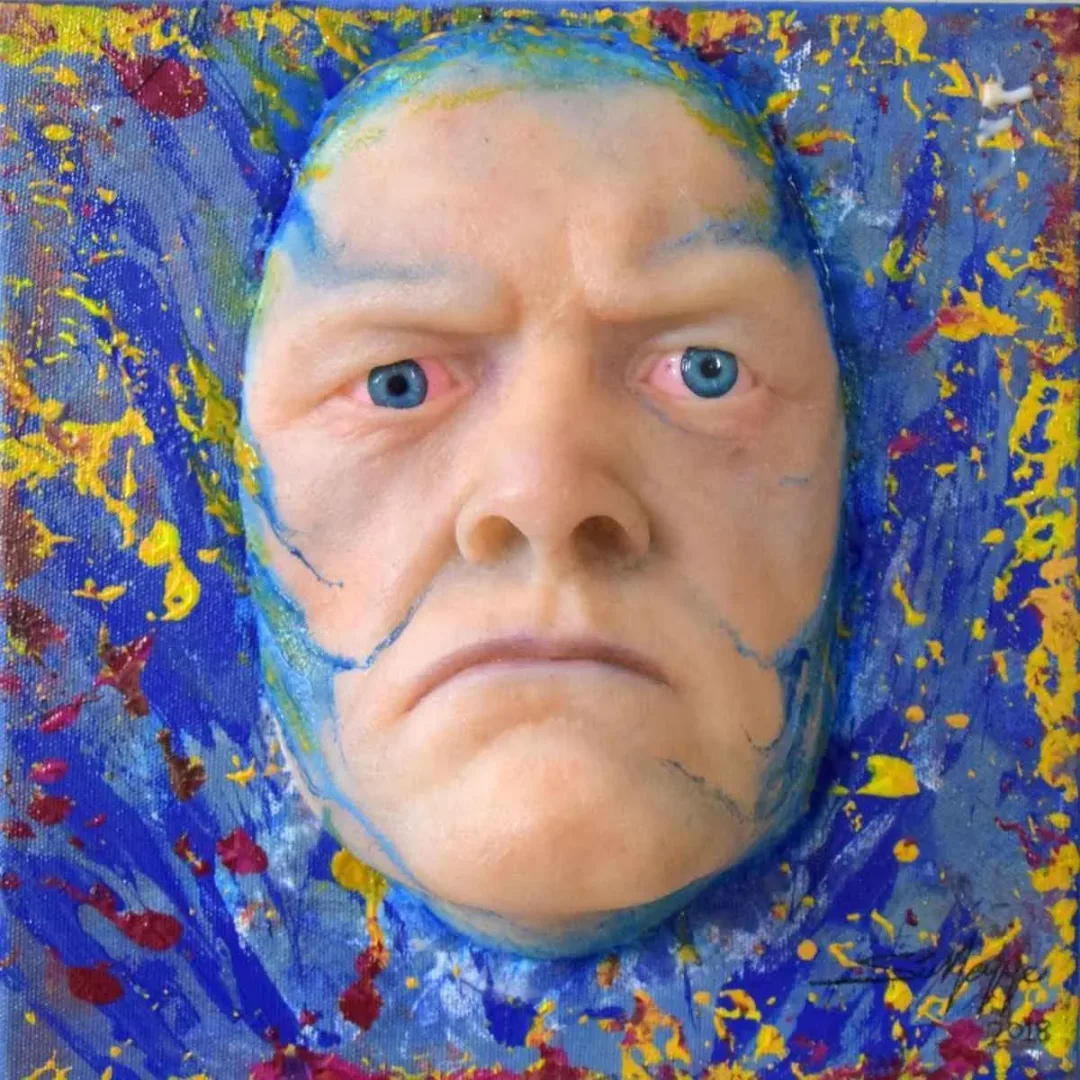 SÜMEYYE YILDIRIM — 2018 Bu eser SÜMEYYE YILDIRIM tarafından 2018 yılında 25x25x10 cm ölçülerinde Tuval üzeri karışık teknik tekniği ile yapılmıştır.