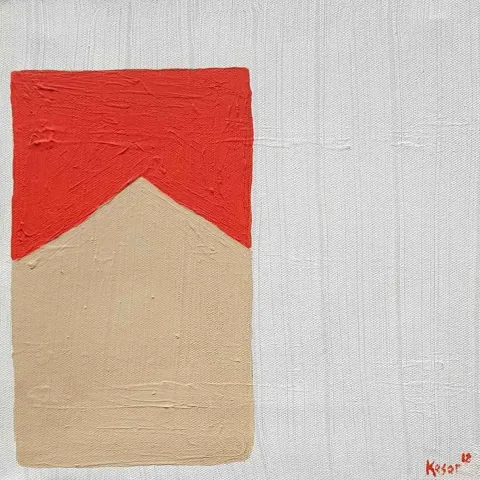 Bu eser TALİP KESER tarafından 2018 yılında 25x25 cm ölçülerinde Tuval üzeri akrilik boya tekniği ile yapılmıştır.