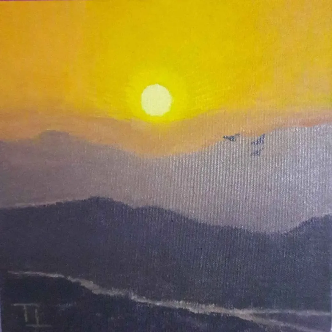 TÜNAY TUNÇ — 2018 Bu eser TÜNAY TUNÇ tarafından 2018 yılında 25x25 cm ölçülerinde Tuval üzeri yağlı boya tekniği ile yapılmıştır.