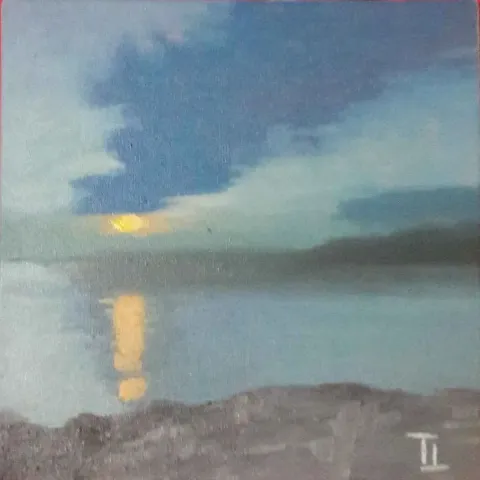 Bu eser TÜNAY TUNÇ tarafından 2018 yılında 25x25 cm ölçülerinde Tuval üzeri yağlı boya tekniği ile yapılmıştır.