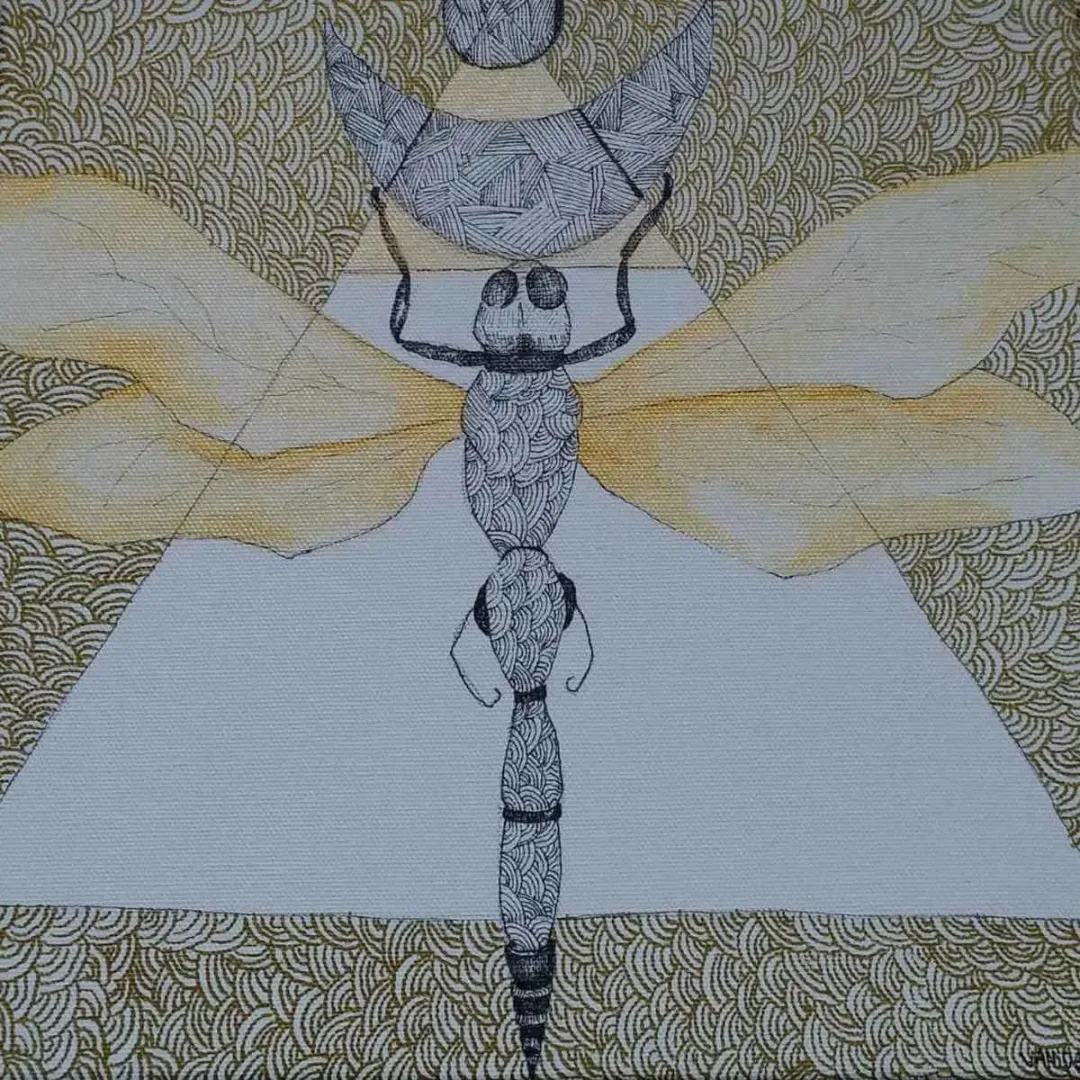 VAHİDE TARTAN — 2018 Bu eser VAHİDE TARTAN tarafından 2018 yılında 25x25 cm ölçülerinde Tuval üzeri akrilik boya tekniği ile yapılmıştır.