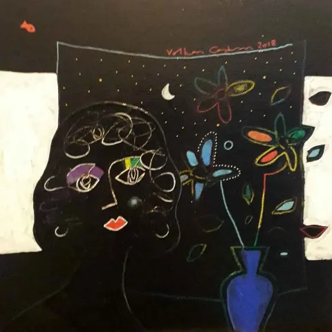 VOLKAN COŞKUN — 2018 Bu eser VOLKAN COŞKUN tarafından 2018 yılında 25x25 cm ölçülerinde Tuval üzeri yağlı boya tekniği ile yapılmıştır.