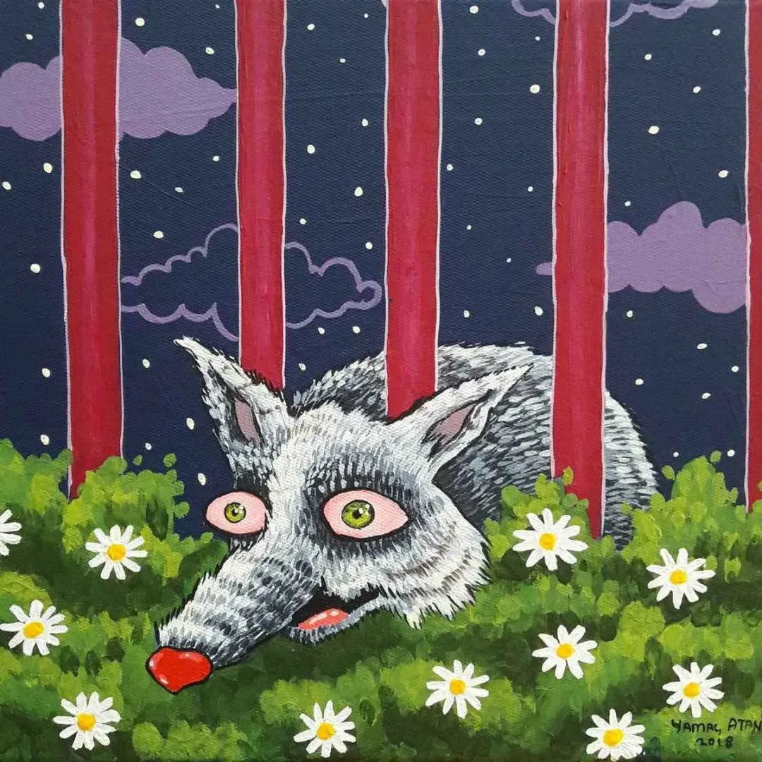 YAMAÇ ATAN — 2018 Bu eser YAMAÇ ATAN tarafından 2018 yılında 25x25 cm ölçülerinde Tuval üzeri yağlı boya tekniği ile yapılmıştır.