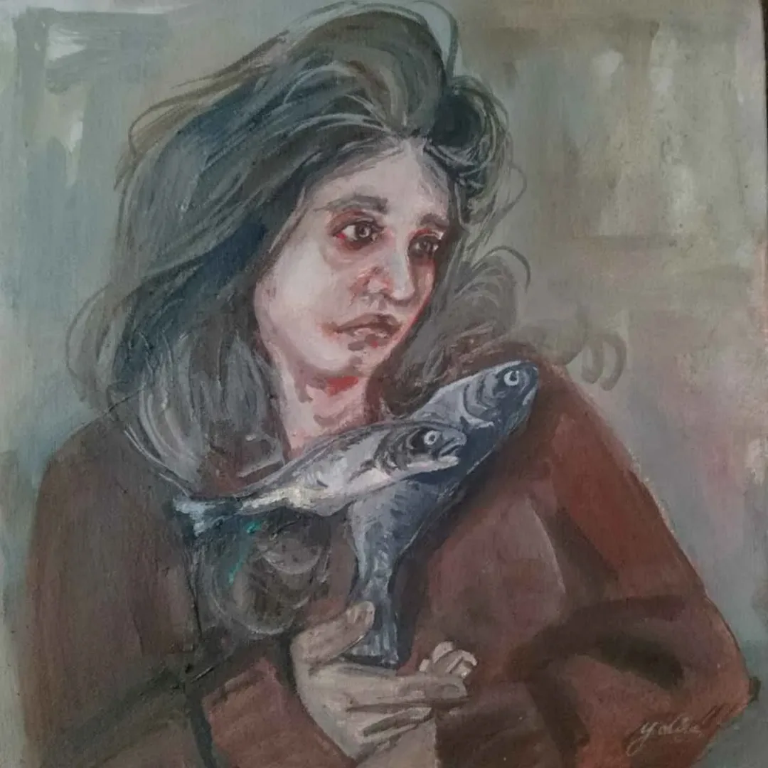 YAPRAK DÜZGÜN — 2018 Bu eser YAPRAK DÜZGÜN tarafından 2018 yılında 25x25 cm ölçülerinde Tuval üzeri akrilik boya tekniği ile yapılmıştır.