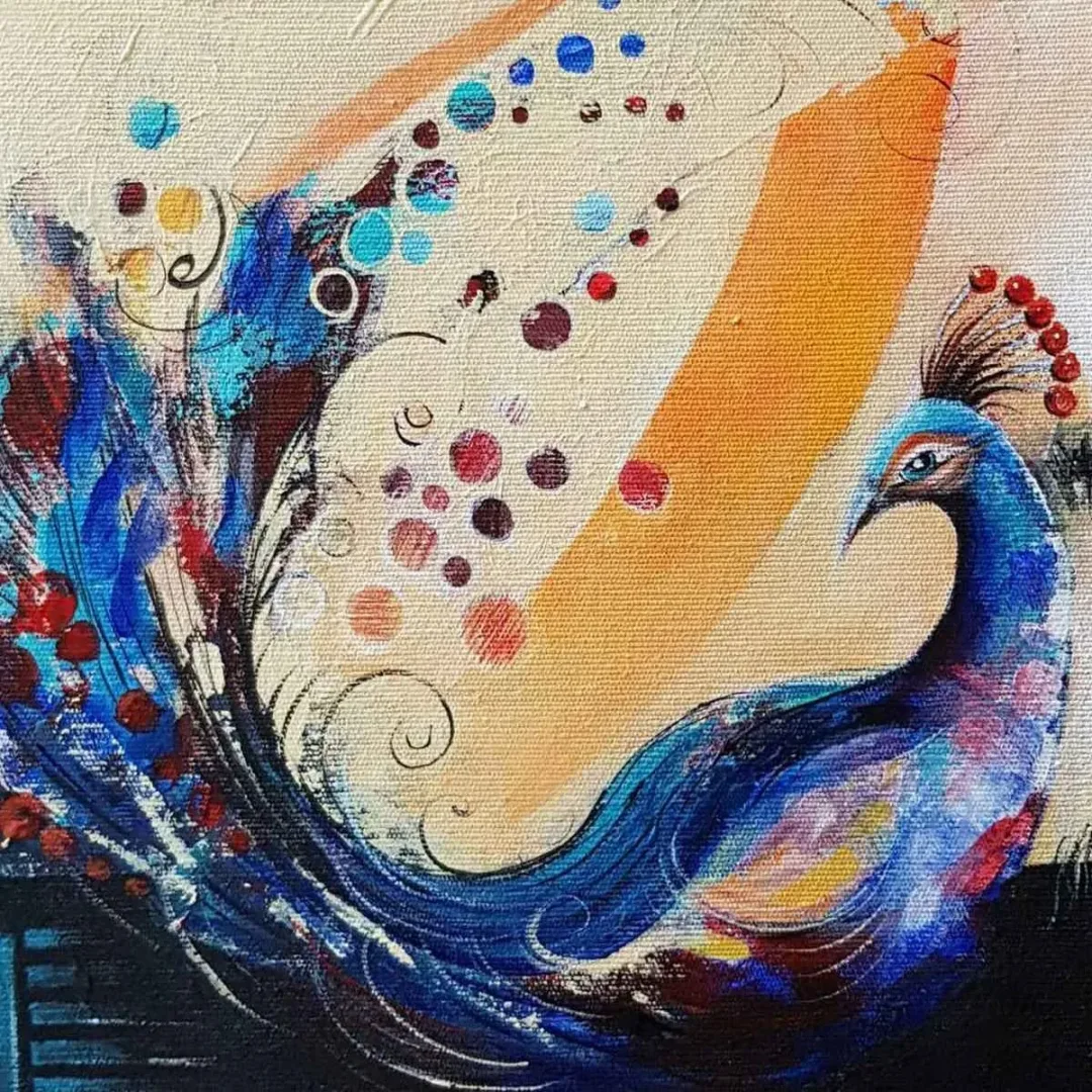 YASEMİN GÜLER YILDIZ — 2018 Bu eser YASEMİN GÜLER YILDIZ tarafından 2018 yılında 25x25 cm ölçülerinde Tuval üzeri akrilik boya tekniği ile yapılmıştır.