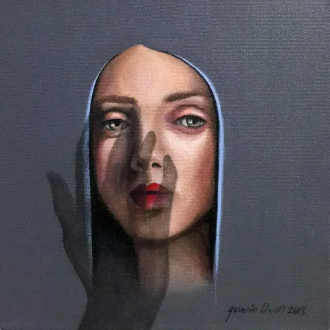 YASEMİN UZUN — 2018 Bu eser YASEMİN UZUN tarafından 2018 yılında 25x25 cm ölçülerinde Tuval üzeri akrilik boya tekniği ile yapılmıştır.