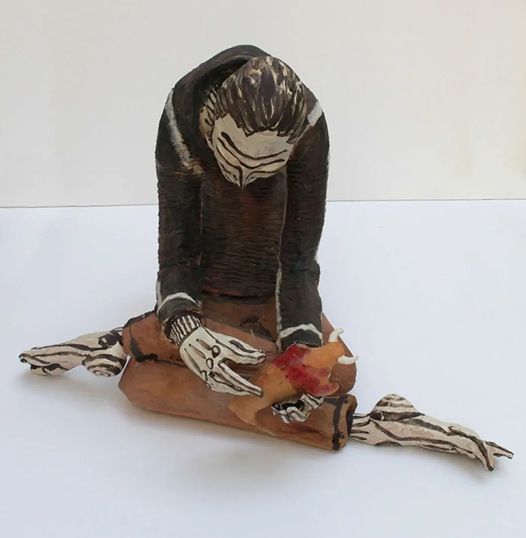 yakınlaştır "Hegemonya" eseri ALİ CİHAN KAYALIOĞLU tarafından 2014 yılında 39x66x45 cm ölçülerinde Seramik Elle Şekillendirme tekniği ile yapılmıştır.
