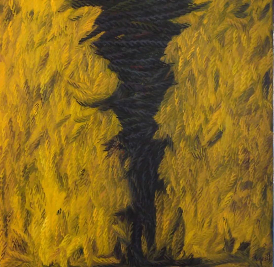 AHMET YEŞİL — 2018 Bu eser AHMET YEŞİL tarafından 2018 yılında 60x60 cm ölçülerinde Tuval üzeri yağlı boya tekniği ile yapılmıştır.
