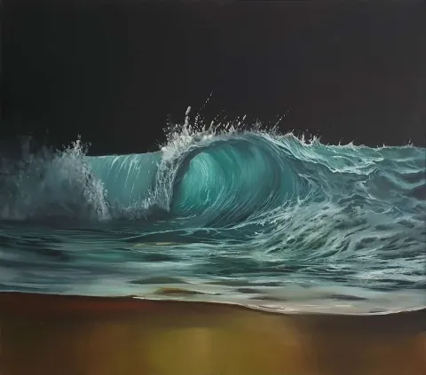 AĞIT UĞUR ULUDAĞ Bu eser AĞIT UĞUR ULUDAĞ tarafından 90x100 cm ölçülerinde Tuval üzeri yağlı boya tekniği ile yapılmıştır.
