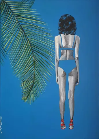 DUYGU BALCI KÜPELİ — 2019 Bu eser DUYGU BALCI KÜPELİ tarafından 2019 yılında 60x30 cm ölçülerinde Tuval üzeri yağlı boya tekniği ile yapılmıştır.