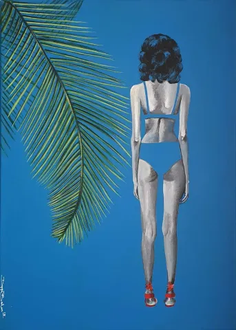 DUYGU BALCI KÜPELİ — 2019 Bu eser DUYGU BALCI KÜPELİ tarafından 2019 yılında 60x30 cm ölçülerinde Tuval üzeri yağlı boya tekniği ile yapılmıştır.