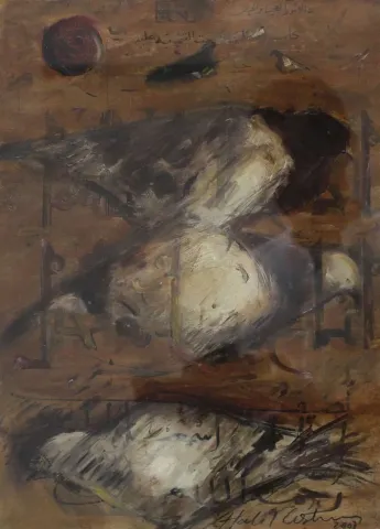 Bu eser HALİL COŞKUN tarafından 2007 yılında 39x27 cm ölçülerinde Kağıt üzeri yağlı boya tekniği ile yapılmıştır.