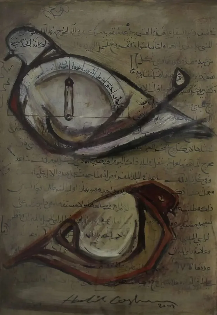 yakınlaştır "İsimsiz" eseri HALİL COŞKUN tarafından 2007 yılında 39x27 cm ölçülerinde Kağıt üzeri yağlı boya tekniği ile yapılmıştır.