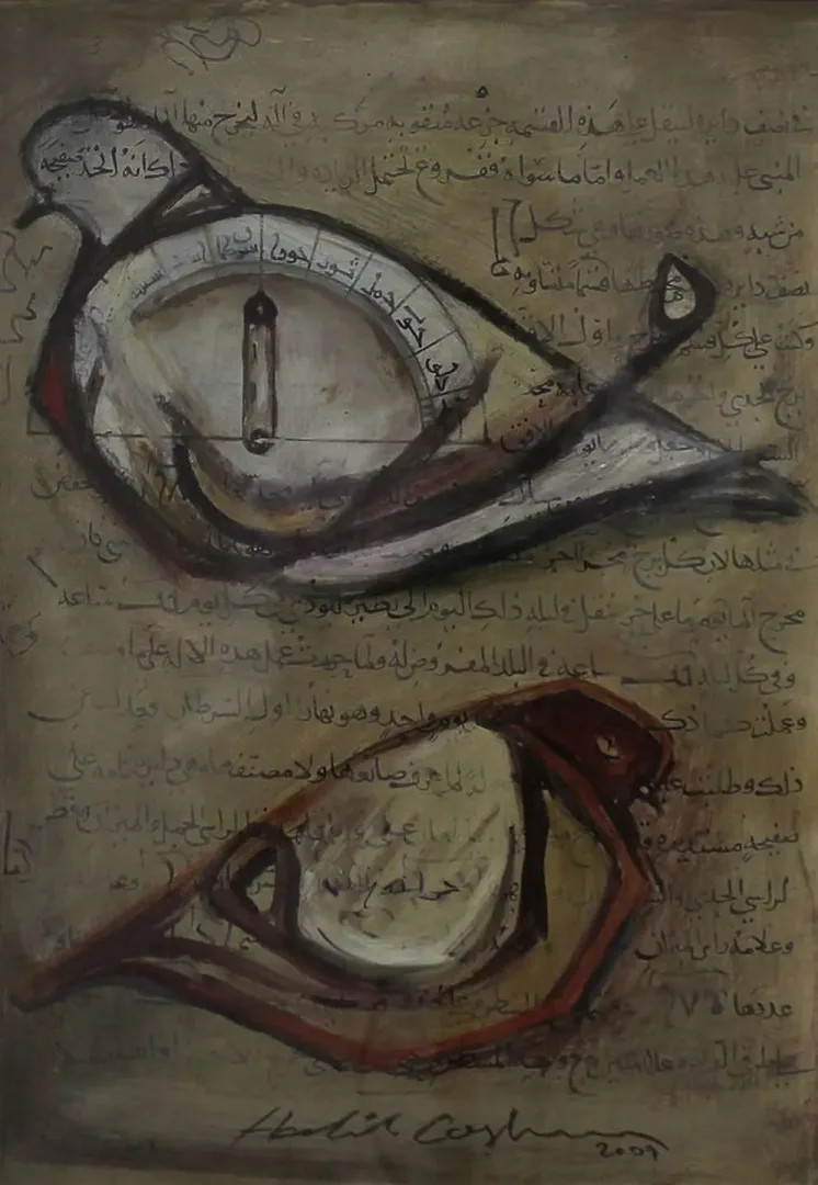HALİL COŞKUN — 2007 Bu eser HALİL COŞKUN tarafından 2007 yılında 39x27 cm ölçülerinde Kağıt üzeri yağlı boya tekniği ile yapılmıştır.