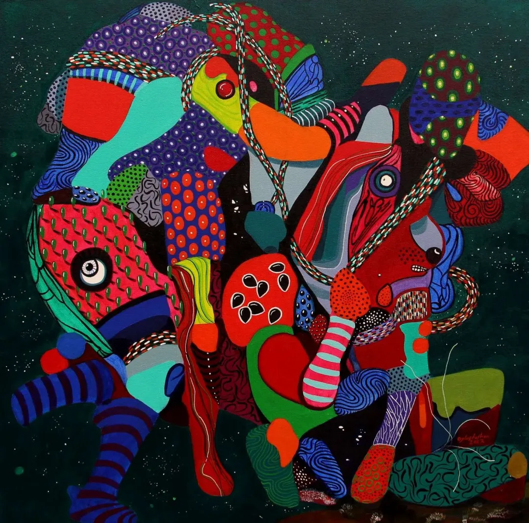 LEVENT OYLUÇTARHAN — 2017 Bu eser LEVENT OYLUÇTARHAN tarafından 2017 yılında 70x70 cm ölçülerinde Tuval üzeri yağlı boya tekniği ile yapılmıştır.