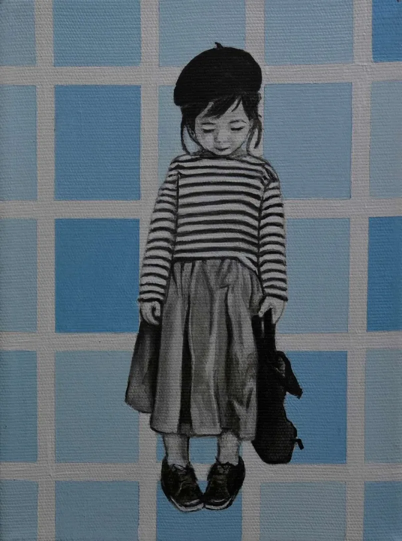 yakınlaştır "Kız Çocuk-6" eseri CLAUDİA SCHMİDT tarafından 2018 yılında 20x15 cm ölçülerinde Tuval üzeri akrilik boya tekniği ile yapılmıştır.