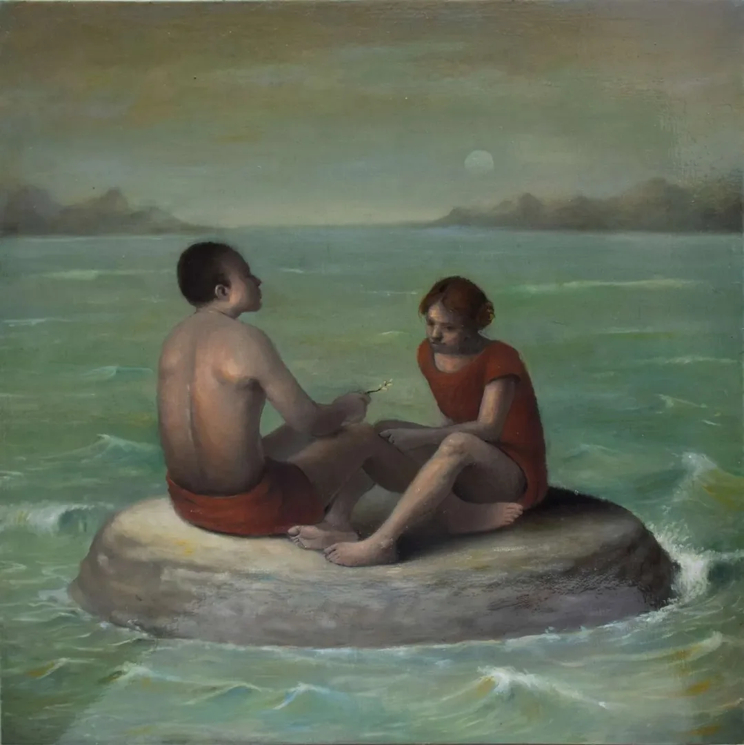 ERDİ KORKMAZ — 2019 Bu eser ERDİ KORKMAZ tarafından 2019 yılında 40x40 cm ölçülerinde Tuval üzeri yağlı boya tekniği ile yapılmıştır.