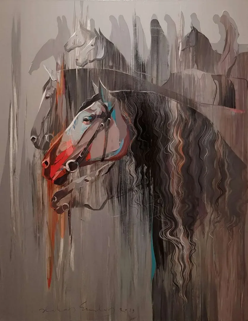 HAKAN ERASLAN — 2018 Bu eser HAKAN ERASLAN tarafından 2018 yılında 100x80 cm ölçülerinde Tuval üzeri akrilik boya tekniği ile yapılmıştır.