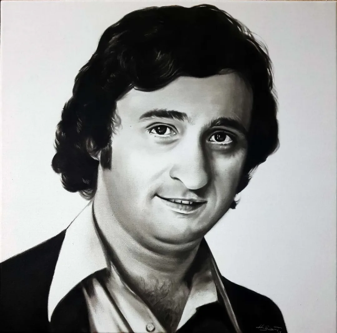 yakınlaştır "Yeşilçam Serisi- Müjdat Gezen" eseri HASAN BASRİ İNAN tarafından 2019 yılında 40x40 cm ölçülerinde Tuval üzeri yağlı boya tekniği ile yapılmıştır.