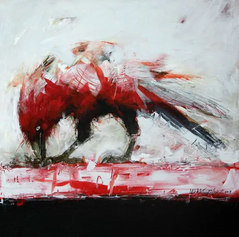 MURAT OĞUZ — 2019 Bu eser MURAT OĞUZ tarafından 2019 yılında 40x40 cm ölçülerinde Tuval üzeri yağlı boya tekniği ile yapılmıştır.