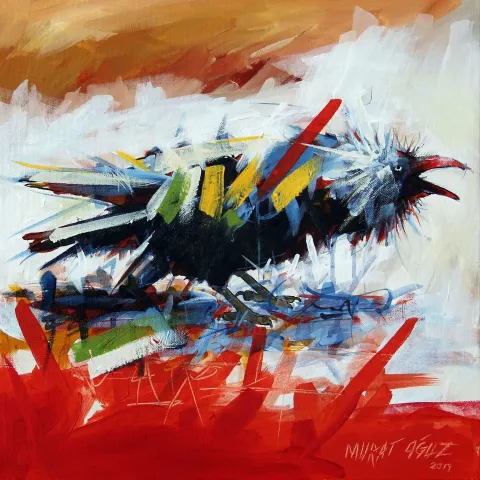 MURAT OĞUZ — 2019 Bu eser MURAT OĞUZ tarafından 2019 yılında 40x40 cm ölçülerinde Tuval üzeri yağlı boya tekniği ile yapılmıştır.