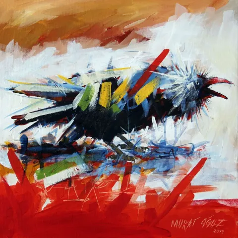 MURAT OĞUZ — 2019 Bu eser MURAT OĞUZ tarafından 2019 yılında 40x40 cm ölçülerinde Tuval üzeri yağlı boya tekniği ile yapılmıştır.