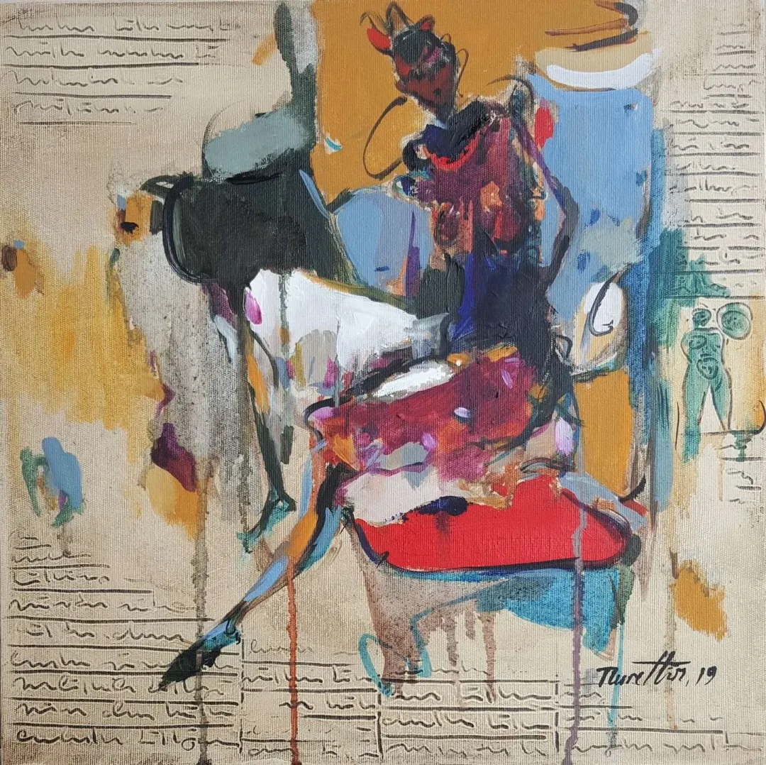 NURETTİN AKKAYA — 2019 Bu eser NURETTİN AKKAYA tarafından 2019 yılında 40x40 cm ölçülerinde Tuval üzeri yağlı boya tekniği ile yapılmıştır.
