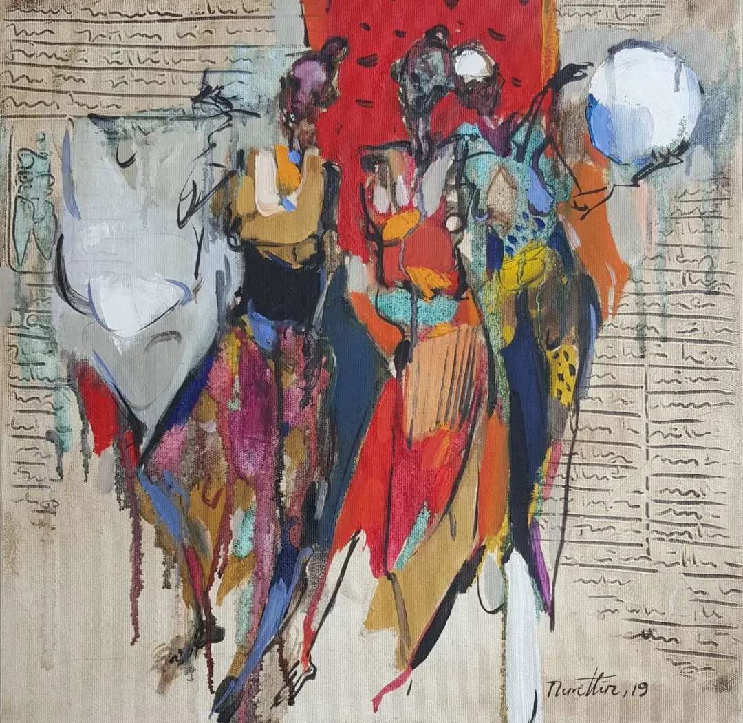 NURETTİN AKKAYA — 2019 Bu eser NURETTİN AKKAYA tarafından 2019 yılında 40x40 cm ölçülerinde Tuval üzeri yağlı boya tekniği ile yapılmıştır.