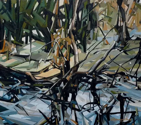 SÜMEYRA İLHAN — 2019 Bu eser SÜMEYRA İLHAN tarafından 2019 yılında 40x45 cm ölçülerinde Tuval üzeri yağlı boya tekniği ile yapılmıştır.