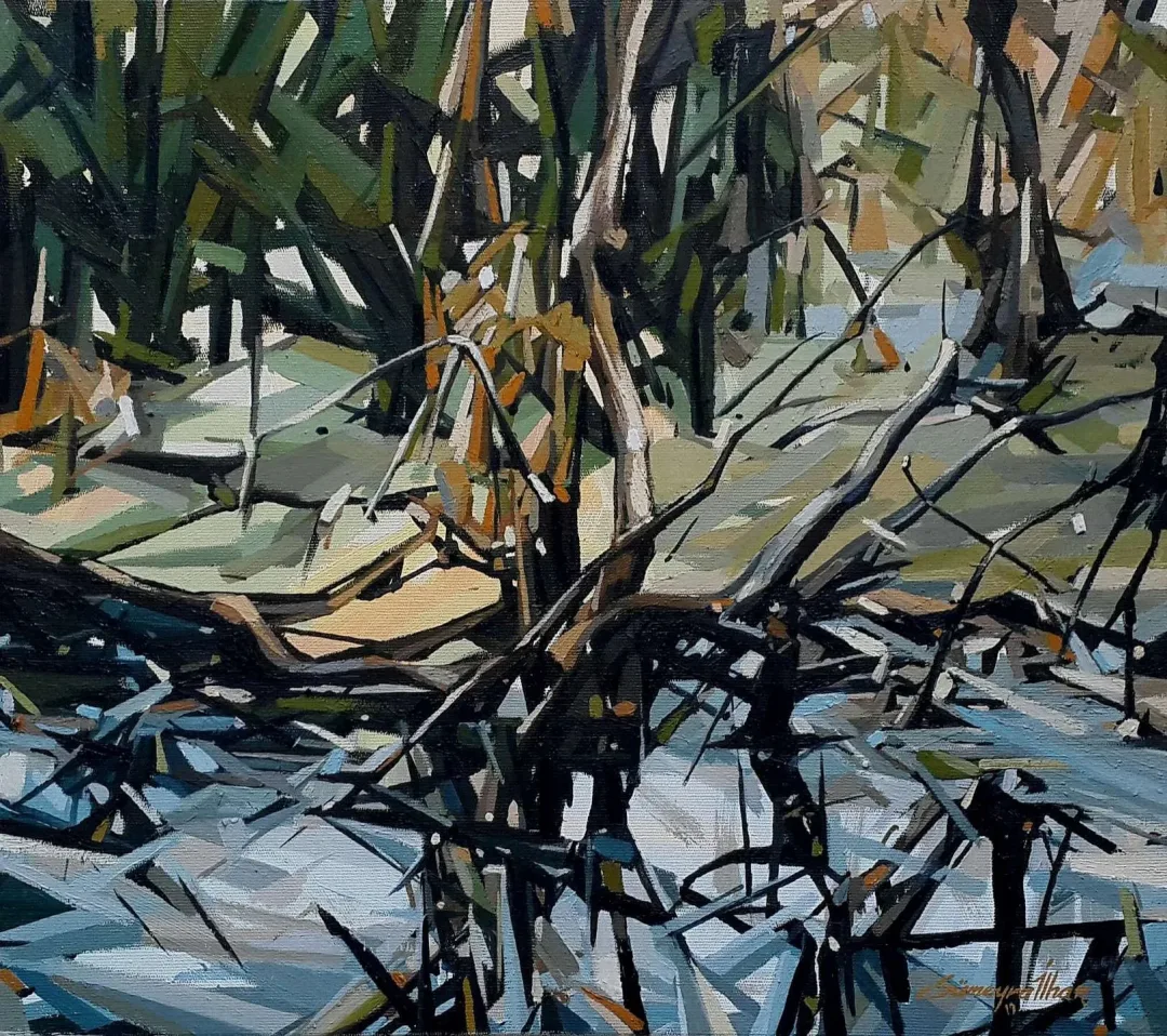 yakınlaştır "İsimsiz" eseri SÜMEYRA İLHAN tarafından 2019 yılında 40x45 cm ölçülerinde Tuval üzeri yağlı boya tekniği ile yapılmıştır.