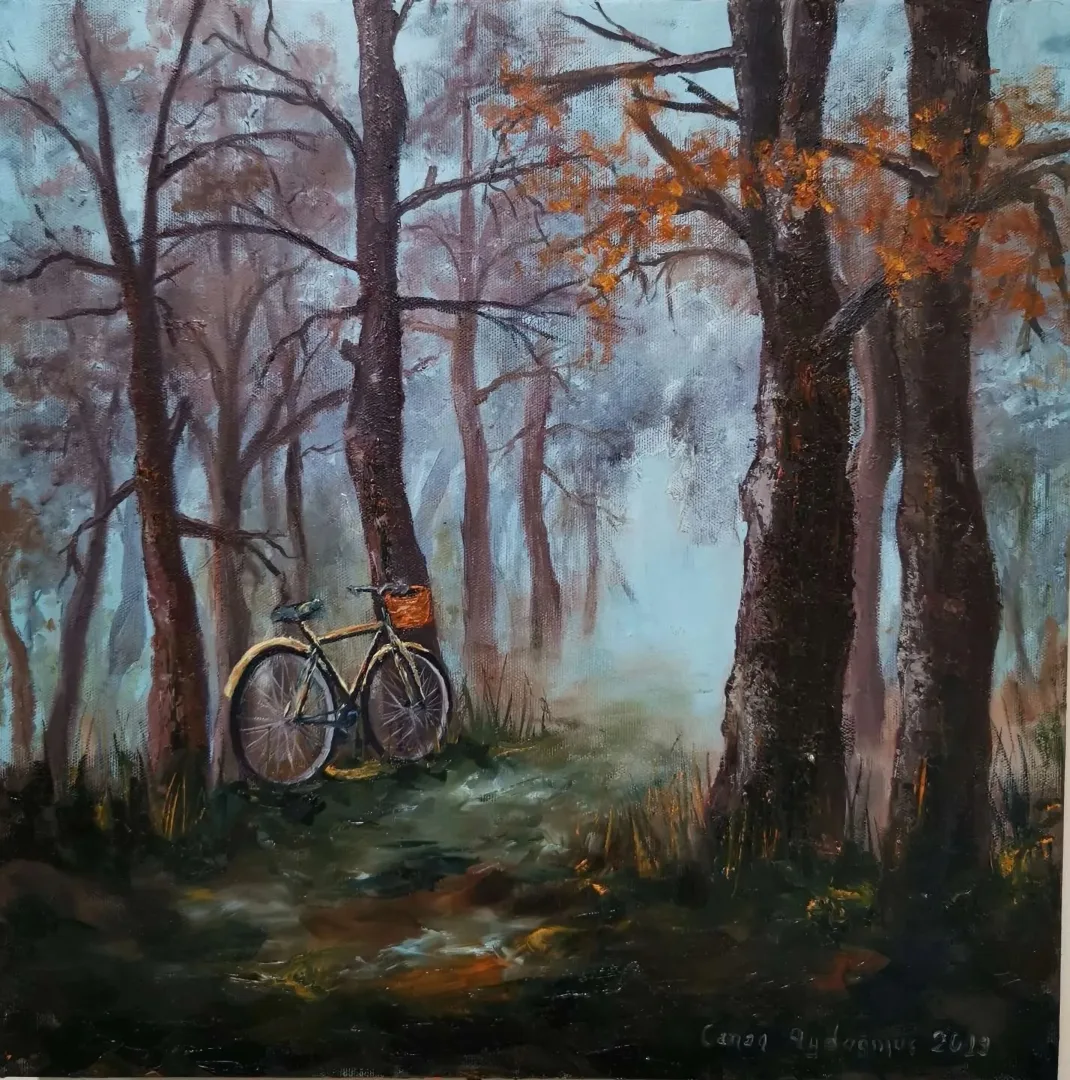"İsimsiz" eseri CANAN AYDOĞMUŞ tarafından 2019 yılında 40x40 cm ölçülerinde Tuval üzeri yağlı boya tekniği ile yapılmıştır.