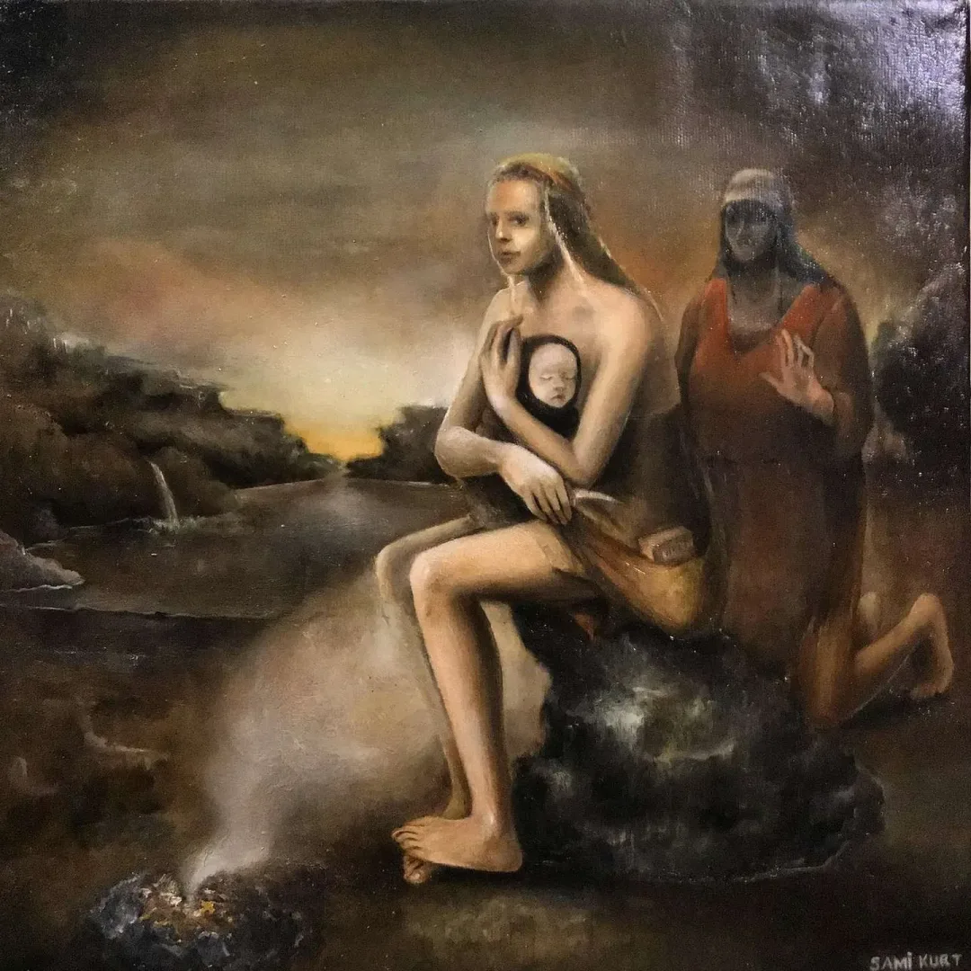 yakınlaştır "Alkarası" eseri SAMİ KURT tarafından 2019 yılında 40x40 cm ölçülerinde Tuval üzeri yağlı boya tekniği ile yapılmıştır.