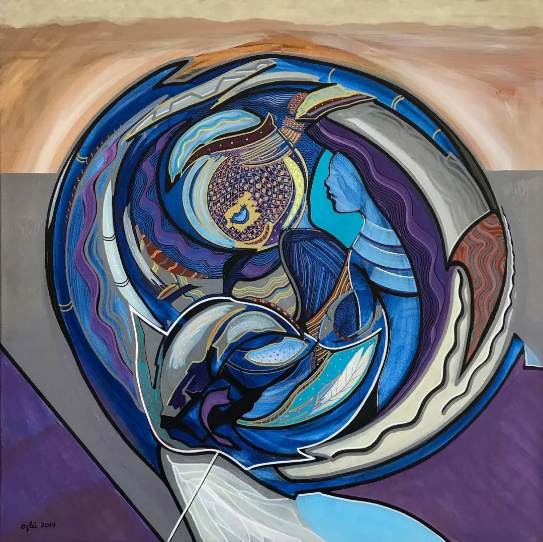 yakınlaştır "Hüzünlü Günler" eseri NECMETTİN ÖZLÜ tarafından 60x60 cm ölçülerinde Tuval üzeri akrilik boya tekniği ile yapılmıştır.