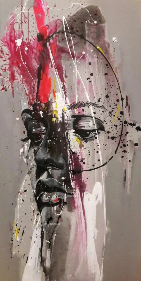 yakınlaştır "İsimsiz" eseri MEHMET SAKIZCI tarafından 2019 yılında 140x70 cm ölçülerinde Tuval üzeri akrilik boya tekniği ile yapılmıştır.