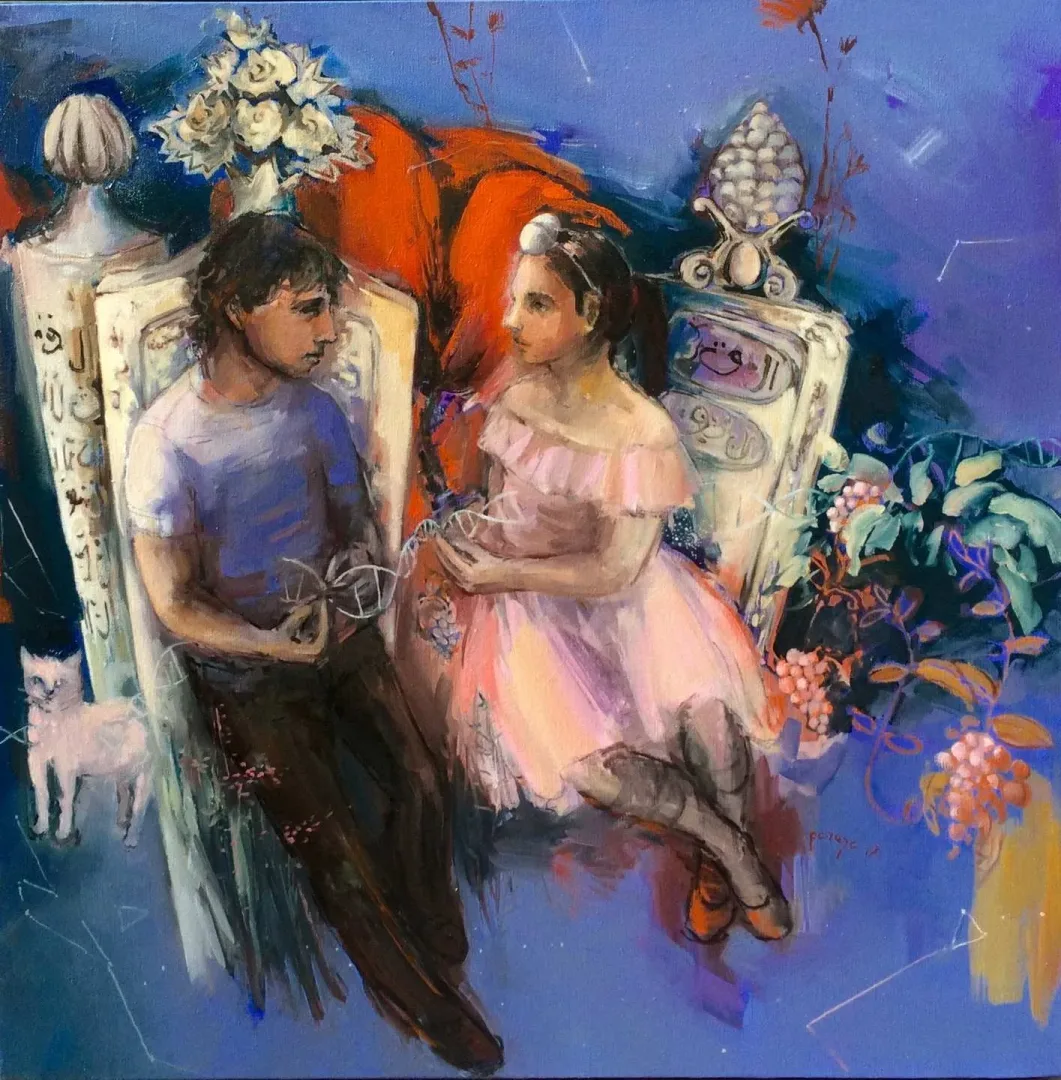 PERUZE HAMURCU — “İsimsiz” "İsimsiz" eseri PERUZE HAMURCU tarafından 70x70 cm ölçülerinde Tuval üzeri yağlı boya tekniği ile yapılmıştır.